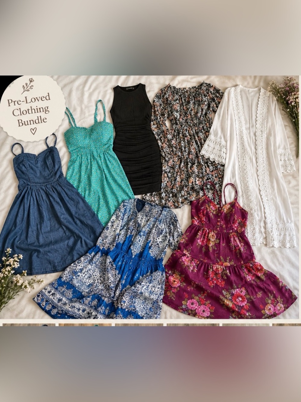 Women’s Bundle of Summer/Layering Dresses for Fall School/Work